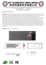 Silicone Rubber Keyboard K-TEK-M425-OTB-FN-BL