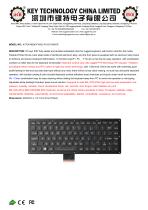 Ultra-thin keyboard K-TEK-M280-FN-BL-FC-KC-DM-EP