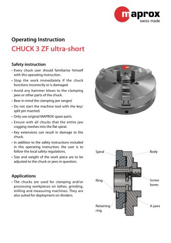 CHUCK 3 ZF ultra-short