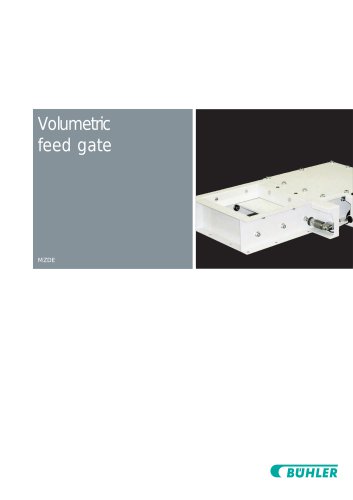 Volumetric Feed Gate MZDE