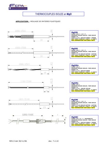 SONDES  DEFORMABLES  ISOLEE  PAR  MGO