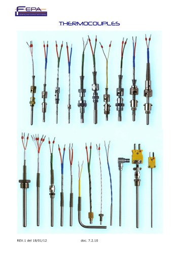 thermocouple avec isolation minérale