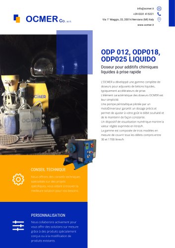 ODP 012, ODP018, ODP025 LIQUIDO