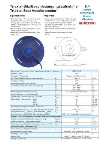 Triaxial Seat Accelerometer