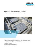 RoDisc® Rotary Mesh Screen