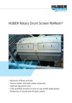 ROTAMAT® Rotary Drum Screen RoMesh®