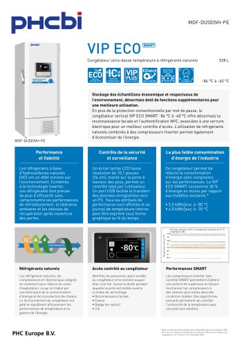 MDF-DU503VH-PE - VIP SMART ULT Freezers (-86°C)