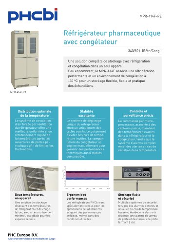 MPR-414F-PE Réfrigérateur pharmaceutique avec congélateur_2018