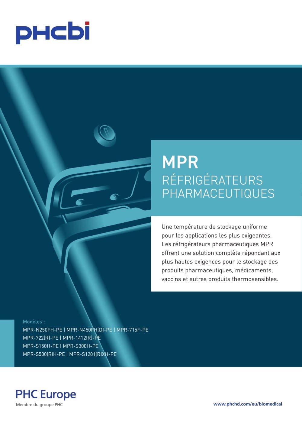 MPR Brochure - PHC Europe B.V. / PHCbi
