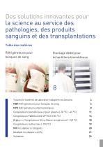 LA SCIENCE AU SERVICE DES PATHOLOGIES, DES PRODUITS SANGUINS ET DES TRANSPLANTATION - 3