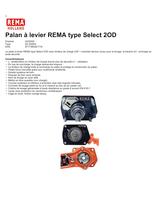 Palan à levier REMA type Select 2OD - 1