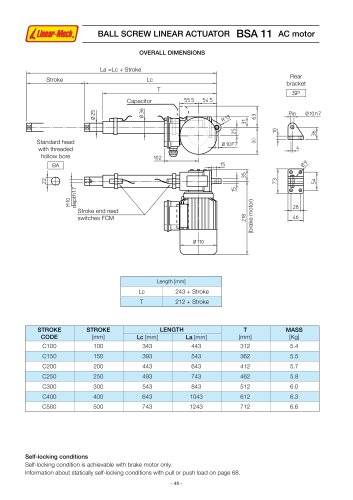 BSA11 Catalog