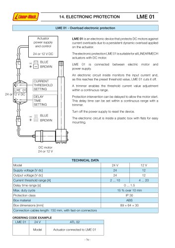 LME01 Catalog