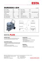 Datasheet DUROSOG-I-D DUST CLASS H