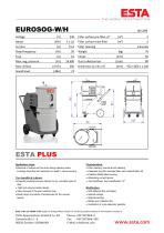 Datasheet EUROSOG-W DUST CLASS H