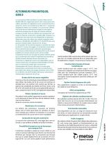 ACTIONNEURS PNEUMATIQUES, SERIE B