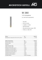 M 380 datasheet