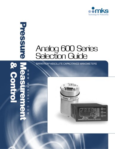 Analog 600 Series Selection Guide