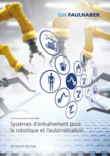 Systèmes d‘entraînement pour la robotique et l‘automatisation