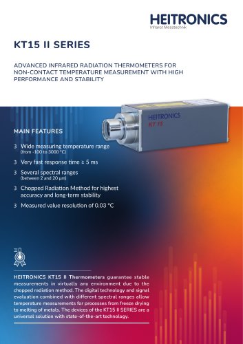 KT15 Infrared Thermometer / -100 .. +3000°C