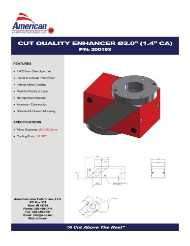 CUT QUALITY ENHANCER Ø2.0"