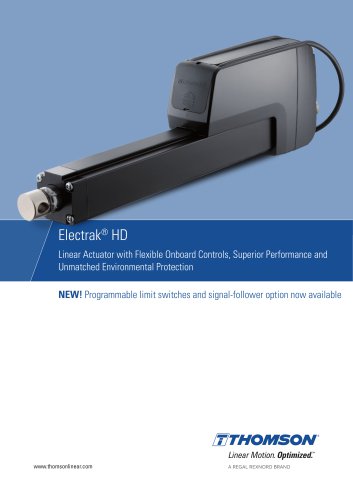 Electrak HD Linear Actuator with flexible onboard controls