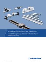 RoundRail Linear Guides and Components: Shafting, Guides, Bearings