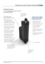 Vérin électrique H-Track avec conception de transmission d’énergie par fluide brevetée - 5