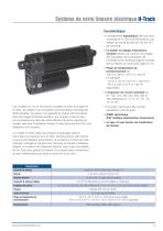 Vérin électrique H-Track avec conception de transmission d’énergie par fluide brevetée - 7