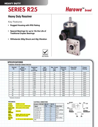 R25 | Heavy Duty Resolver