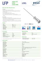 LFP Radar level meter with guided wave Riels