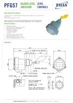 PFG57 Level Gauge for small tank Riels® Instruments