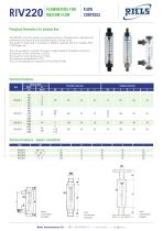 RIV220 Flowmeters for medium flow