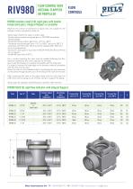 RIV980 Flow control with flappers or propeller Riels® Instruments