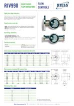 RIV990 Sight Glass Flap Indicators Riels Instruments