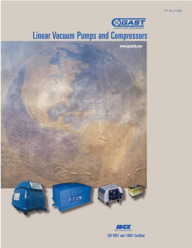 Linear Vacuum Pumps and Compressors