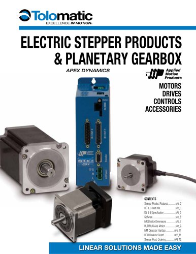 Applied Motion Electric Stepper Products Catalog