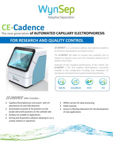 CE-Cadence analyseur automatique