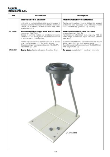 FALLING WEIGHT VISCOMETERS