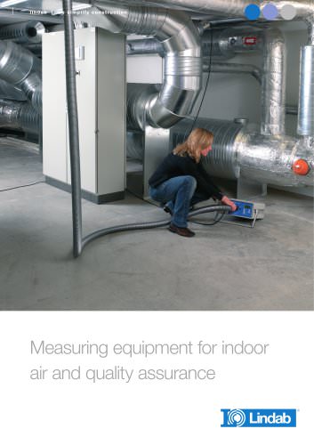 Measuring equipment for indoor air and quality assurance