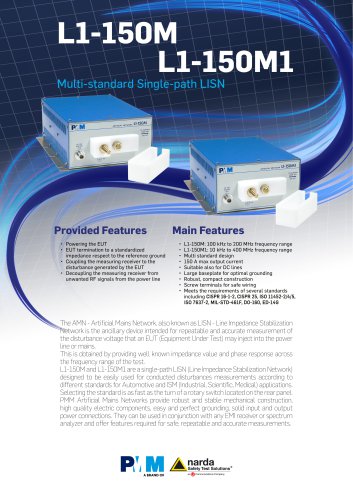 L1-150M Multi-standard Single-path LISN