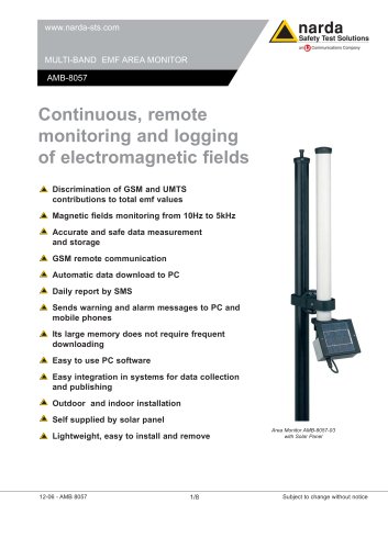 Narda Area Monitor AMB 8057