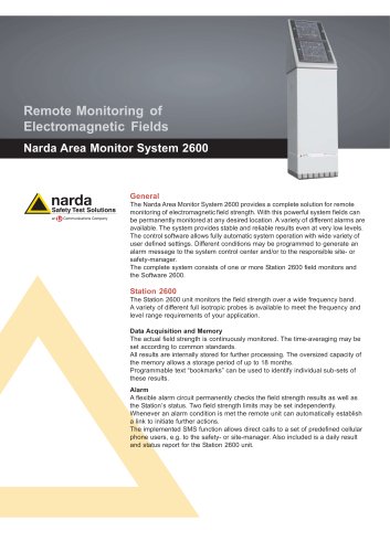 Narda Area Monitor System 2600