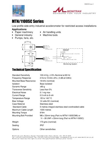 industrial accelerometer MTN/1100SCM6