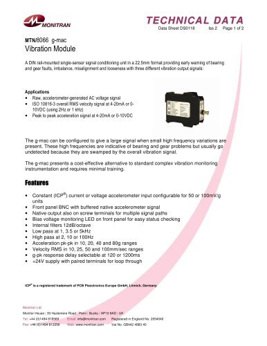 signal converter and transmitter  MTN/8066