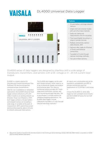 DL4000 Universal Data Logger