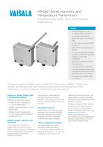 HMD60 Series Humidity andTemperature Transmitters