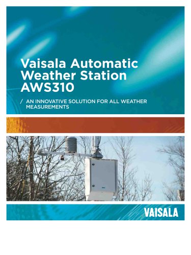 Vaisala Automatic Weather Station AWS310