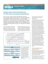 White Paper: Online Dew Point Monitoring  of SF6-Gas-Insulated Equipment