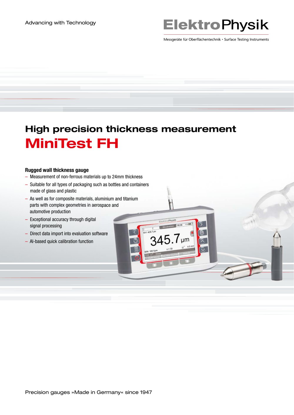 MiniTest FH - ElektroPhysik Dr. Steingroever GmbH & Co. KG